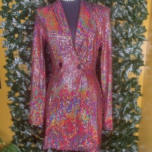 SEQUIN BIRTHDAY BLAZER DRESS
